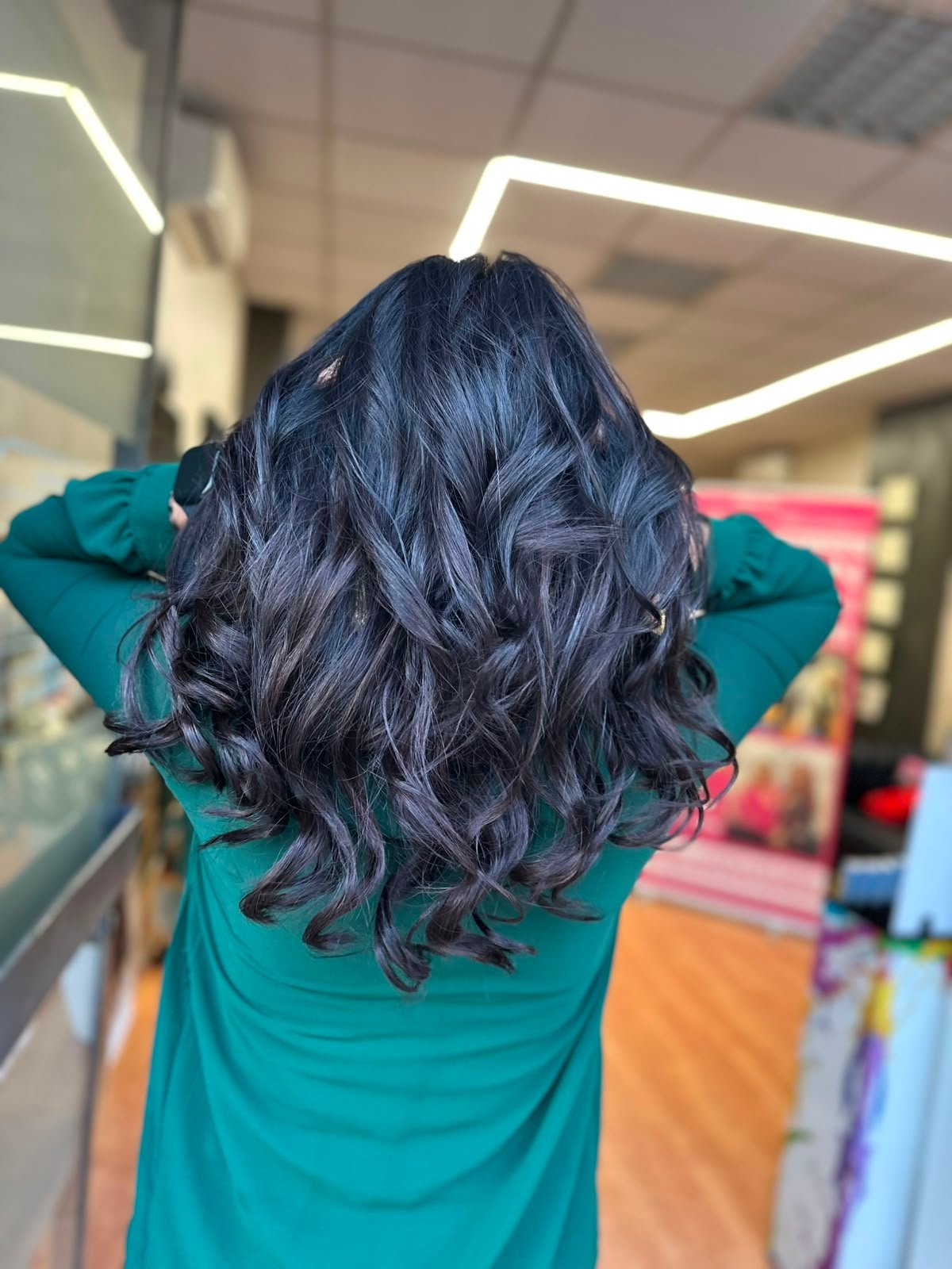 Balayage argento su base scura